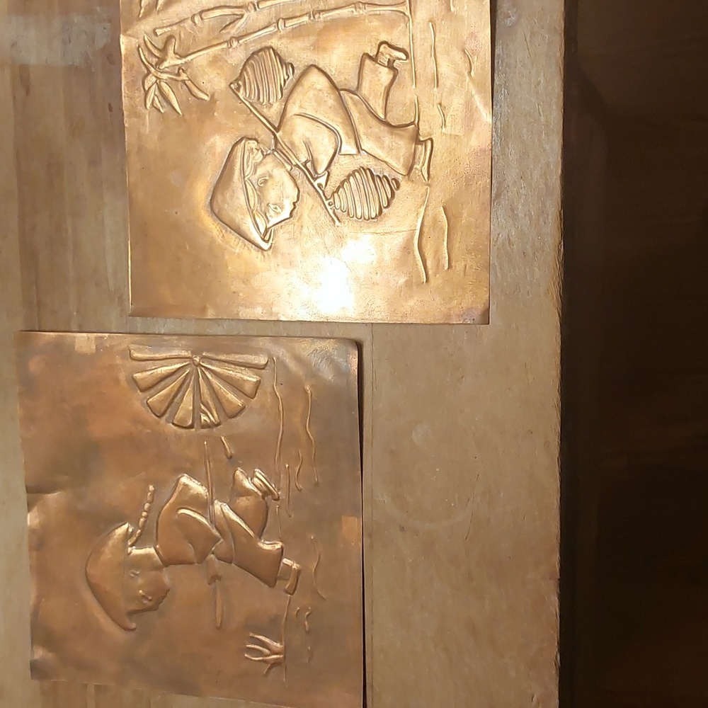Stamped Copper Art